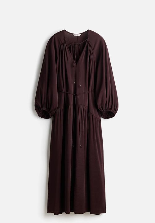 H&M - Oversized tunic dress - dark brown