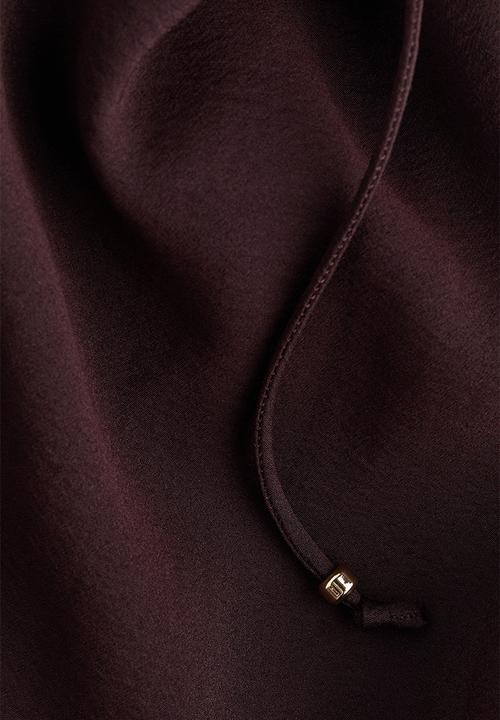H&M - Oversized tunic dress - dark brown