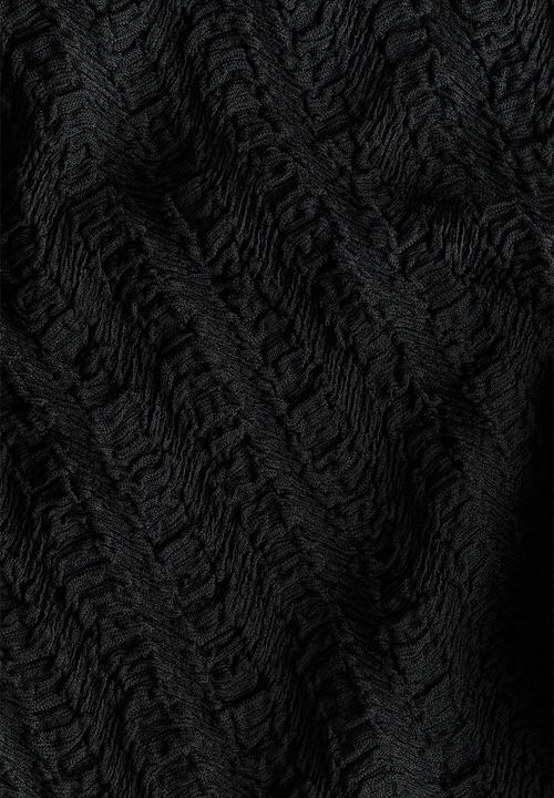H&M - Textured jersey trousers - black