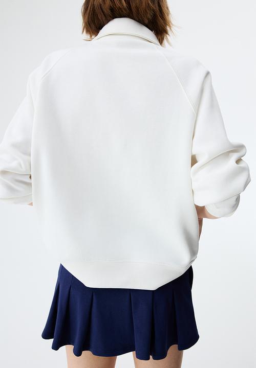 H&M - Pleat-detail sweatshirt skort - dark blue