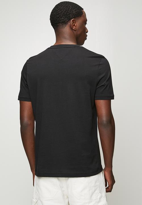 Tommy Hilfiger - Brand love  stripe tee - black