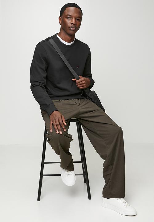Tommy Hilfiger - Essential terry crewneck - black