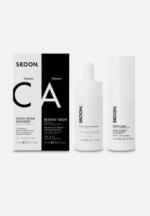 SKOON. - DREAM TEAM DUO - Retinin Night 15ml + WOW WOW WONDER Serum 15ml VAP
