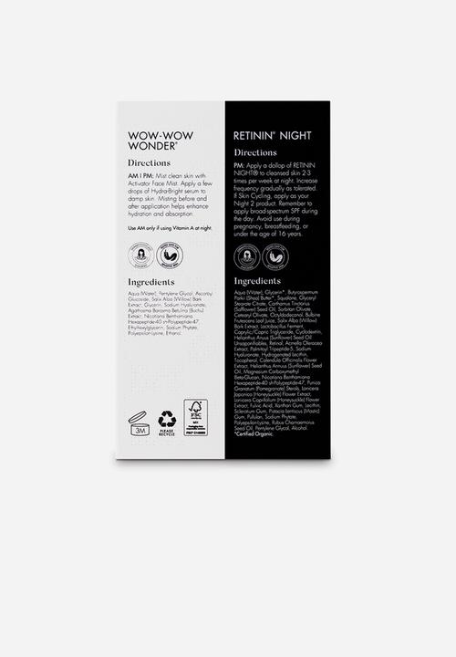 SKOON. - DREAM TEAM DUO - Retinin Night 15ml + WOW WOW WONDER Serum 15ml VAP
