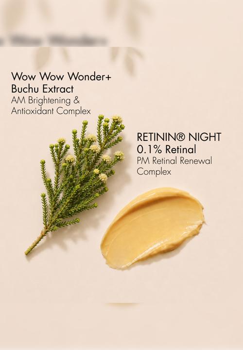 SKOON. - DREAM TEAM DUO - Retinin Night 15ml + WOW WOW WONDER Serum 15ml VAP