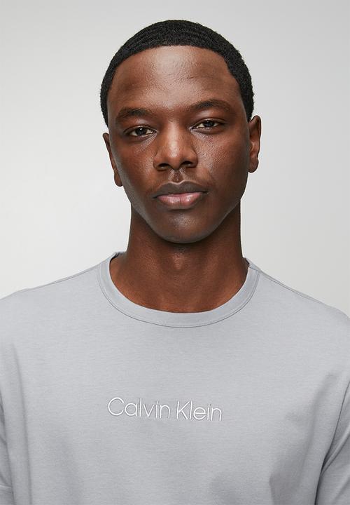 Calvin Klein - Short sleeve short set - misty grey top 