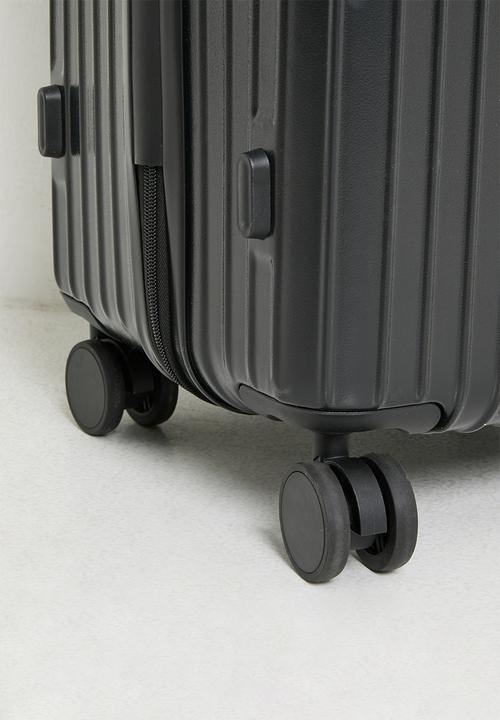 Pop Candy - Ribbed trolley bag - black