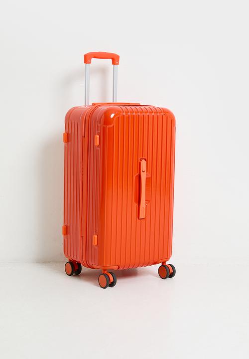 Pop Candy - Ribbed trolley bag - vibrant orange