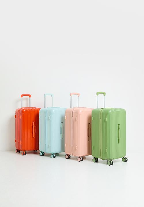 Pop Candy - Ribbed trolley bag - vibrant orange