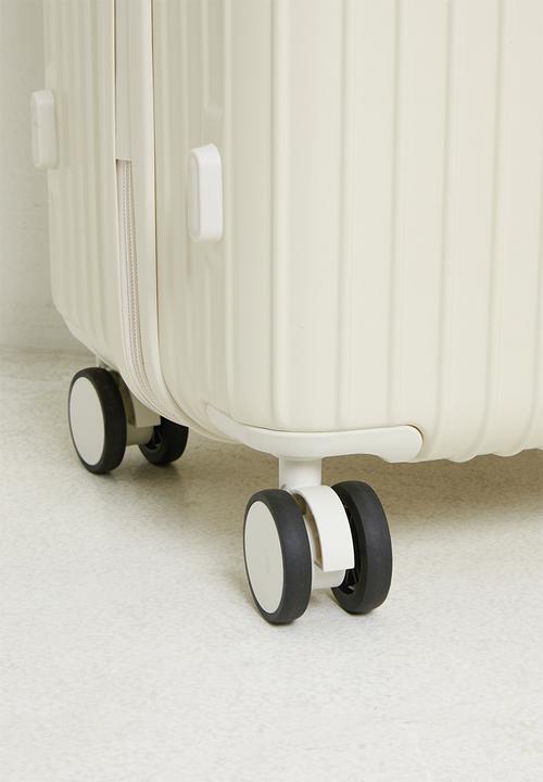 Pop Candy - Ribbed trolley bag - valley white