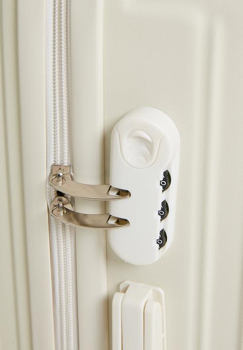 Pop Candy - Ribbed trolley bag - valley white
