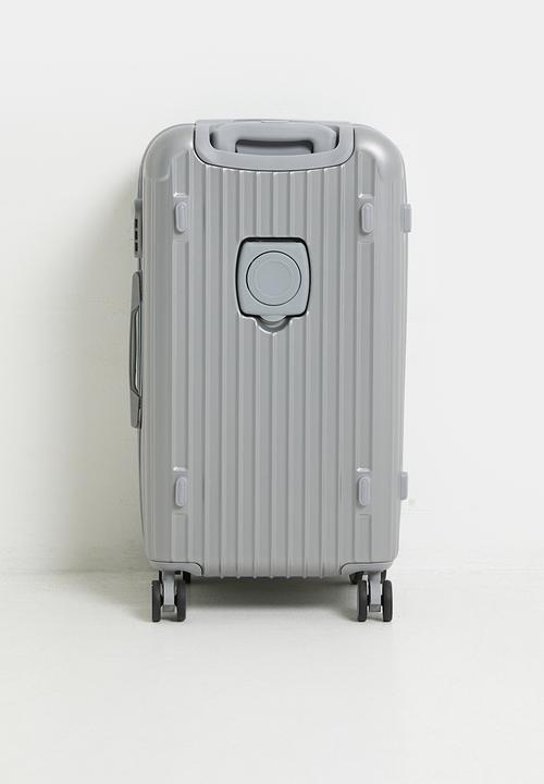 Pop Candy - Ribbed trolley bag - silver grey