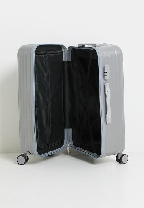 Pop Candy - Ribbed trolley bag - silver grey