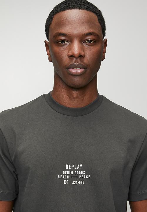 Replay - Heavy Cotton Denim Goods T-shirt - Iron