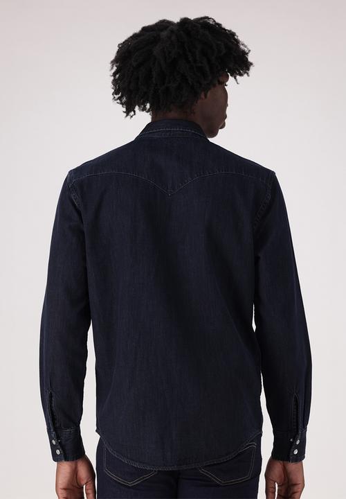 Levi’s® - Classic western standard denim shit - webster blue blk overdye