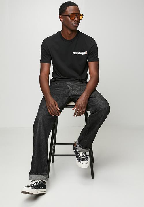 Replay - Logo Graphic T-Shirt - Black