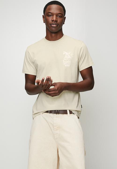 Replay - Miami Print T-Shirt - Bone