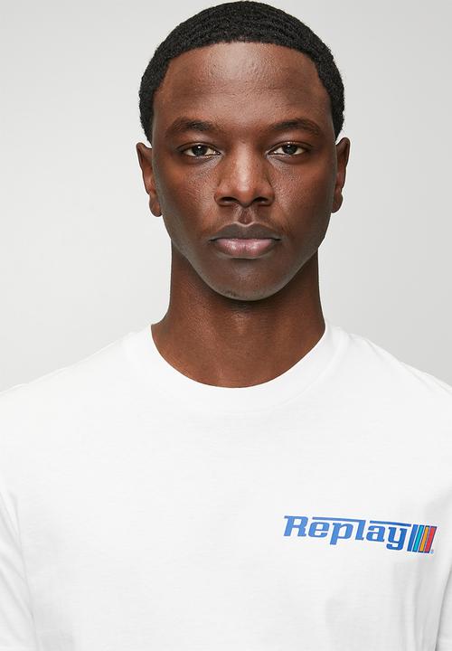 Replay - Logo Graphic T-Shirt - Natural White