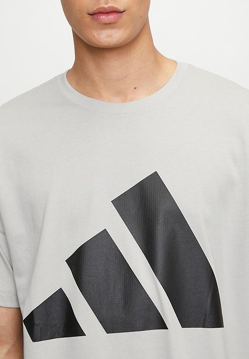 adidas Performance - Big Logo Tee - Metal Grey