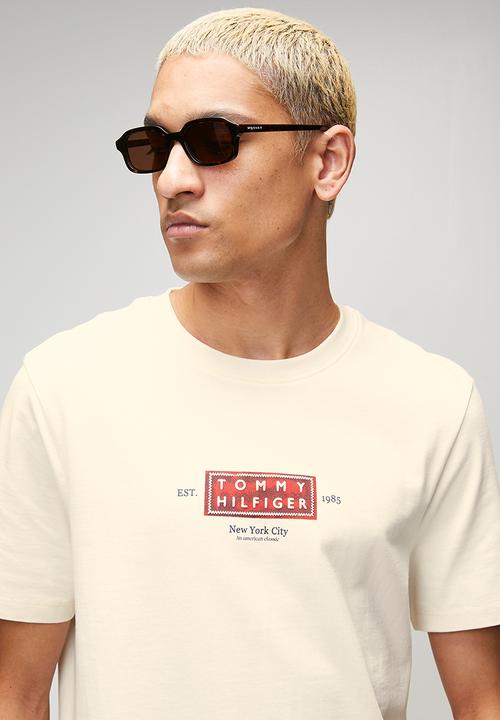 Tommy Hilfiger - Heritage Label T-shirt - Ivory Petal