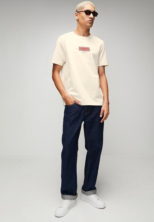 Tommy Hilfiger - Heritage Label T-shirt - Ivory Petal