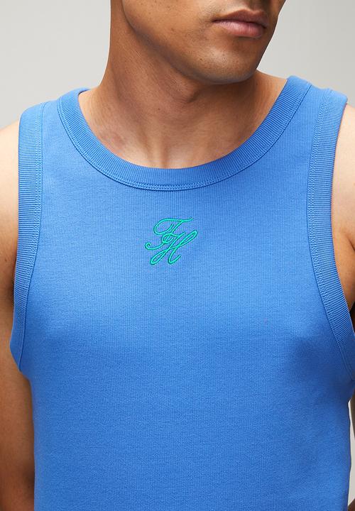 Tommy Hilfiger - RIB TANK, C4U-Blue Orbit