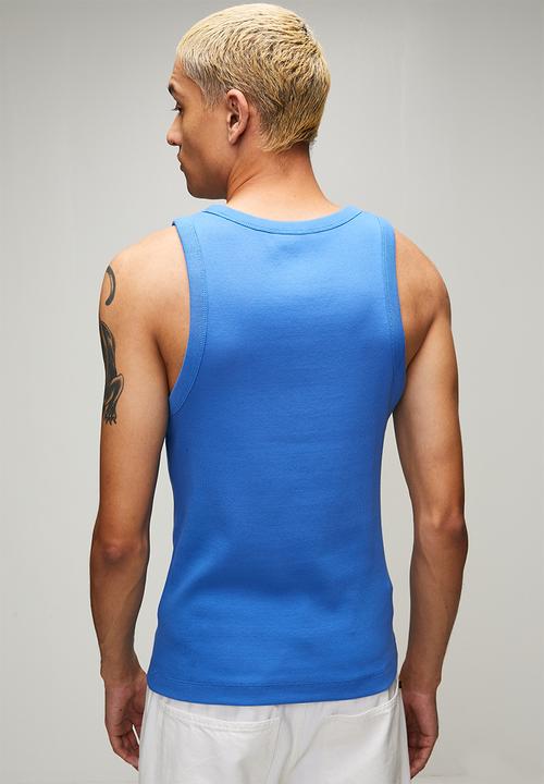 Tommy Hilfiger - RIB TANK, C4U-Blue Orbit