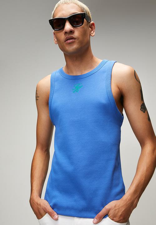 Tommy Hilfiger - RIB TANK, C4U-Blue Orbit