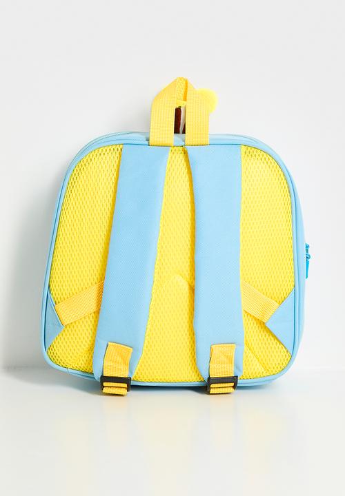 Pop Candy - Giraffe embossed hard shell backpack - blue