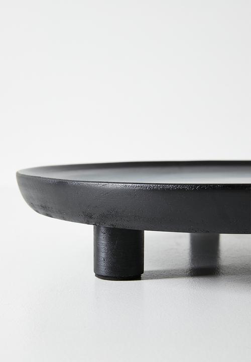 Sixth Floor - Wooden Standing Tray - Black