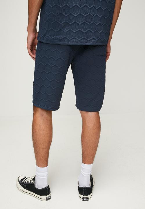 SOVIET - Side Pocket Fashion Track Short-Midnight