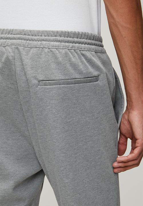 Only & Sons - Onslinus Dobby Stretch Pants - Light Grey Melange