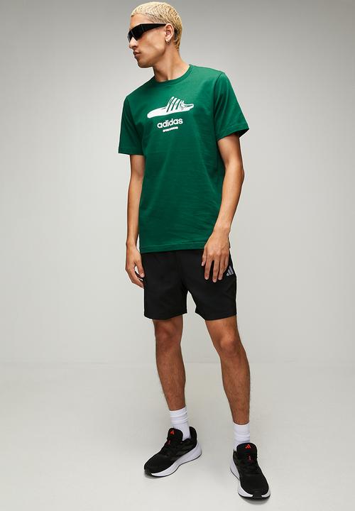adidas Performance - Small Logo IDE ILL Tee - collegiate green