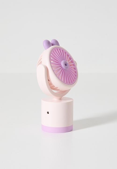 Pop Candy - Animal ear handheld fan - lt pink & lilac