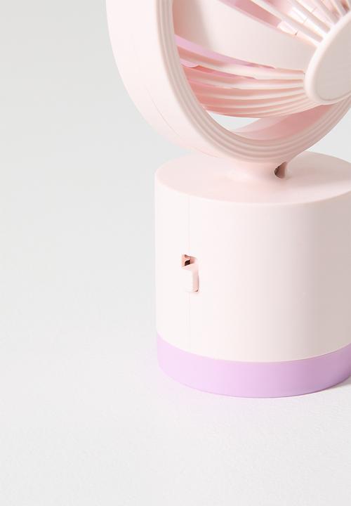 Pop Candy - Animal ear handheld fan - lt pink & lilac