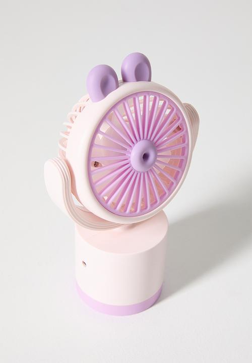 Pop Candy - Animal ear handheld fan - lt pink & lilac