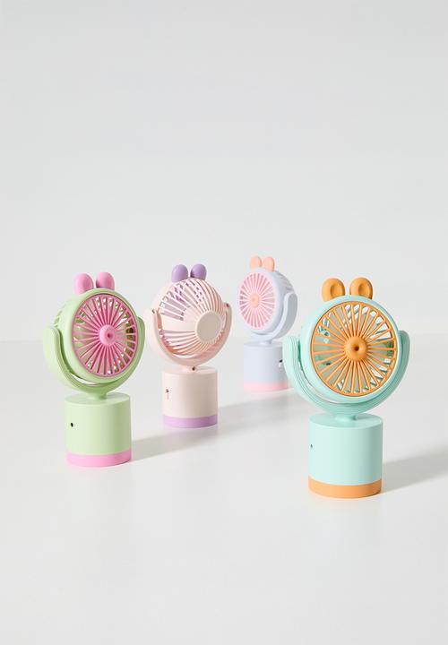 Pop Candy - Animal ear handheld fan - lt pink & lilac