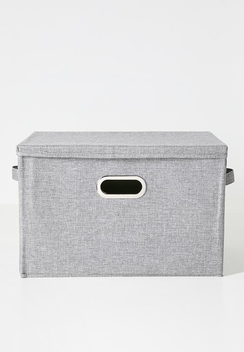 Pop Candy - Canvas storage box (S) - grey
