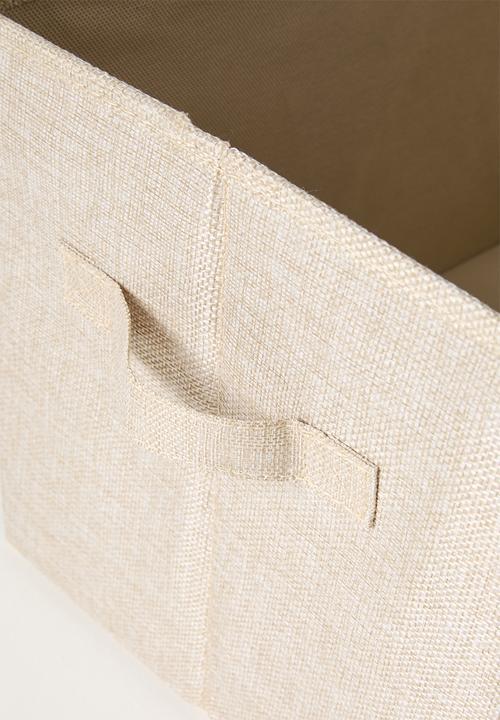 Pop Candy - Canvas storage box (S) - oatmeal
