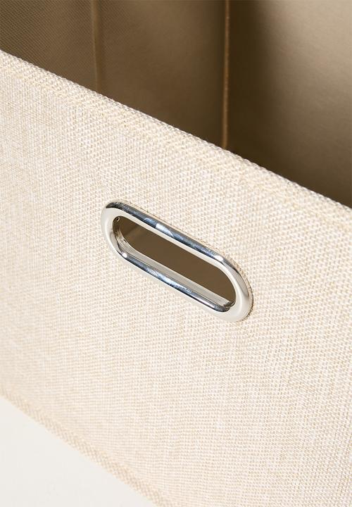Pop Candy - Canvas storage box (S) - oatmeal