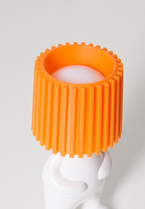 Pop Candy - Bottle cap character nigh light - orange/white