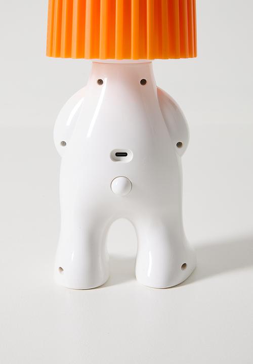 Pop Candy - Bottle cap character nigh light - orange/white