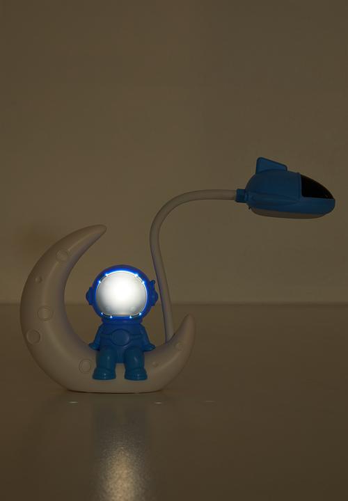 Pop Candy - Astro on the moon lamp - blue & off white
