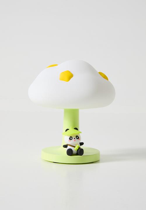 Pop Candy - Panda under mushroom lamp - green/white
