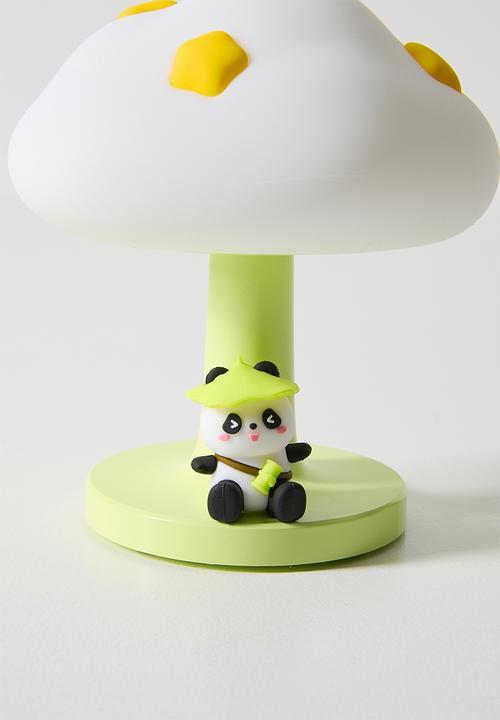 Pop Candy - Panda under mushroom lamp - green/white