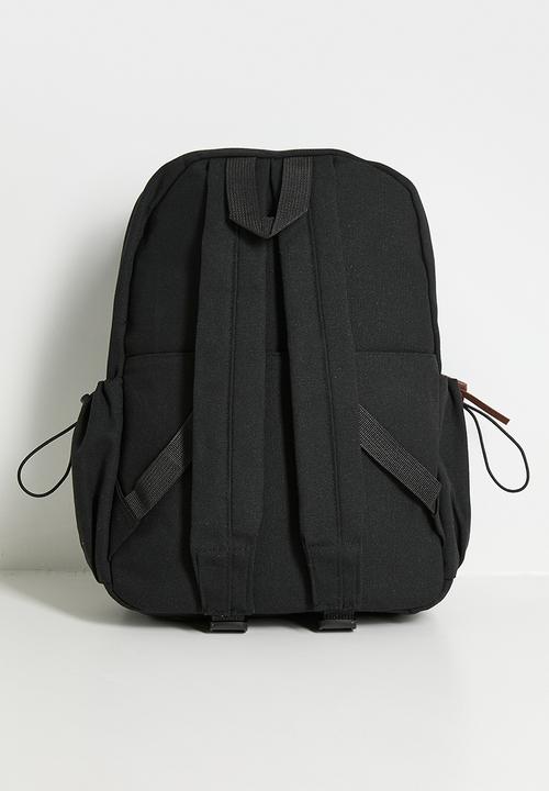 Pop Candy - PU zipper pull backpack - black