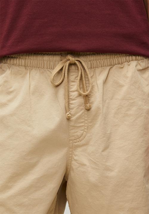 Vans - Relaxed Elastic Shorts - Khaki
