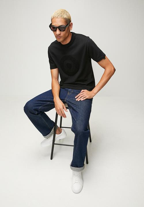 Ben Sherman - Target Towelling Tee Shirt 260Gsm - Black