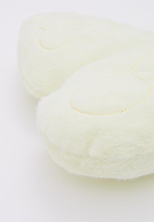 Pop Candy - Mochi minky butterfly-shaped cushion - white