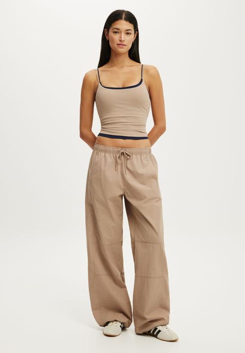 Cotton On - Utility Barrel Pant - Latte